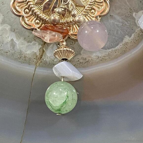 Carolyn Pollack Sterling Concho w/Multi Gemstone Beads Stud Earrings For Women - Picture 4 of 10